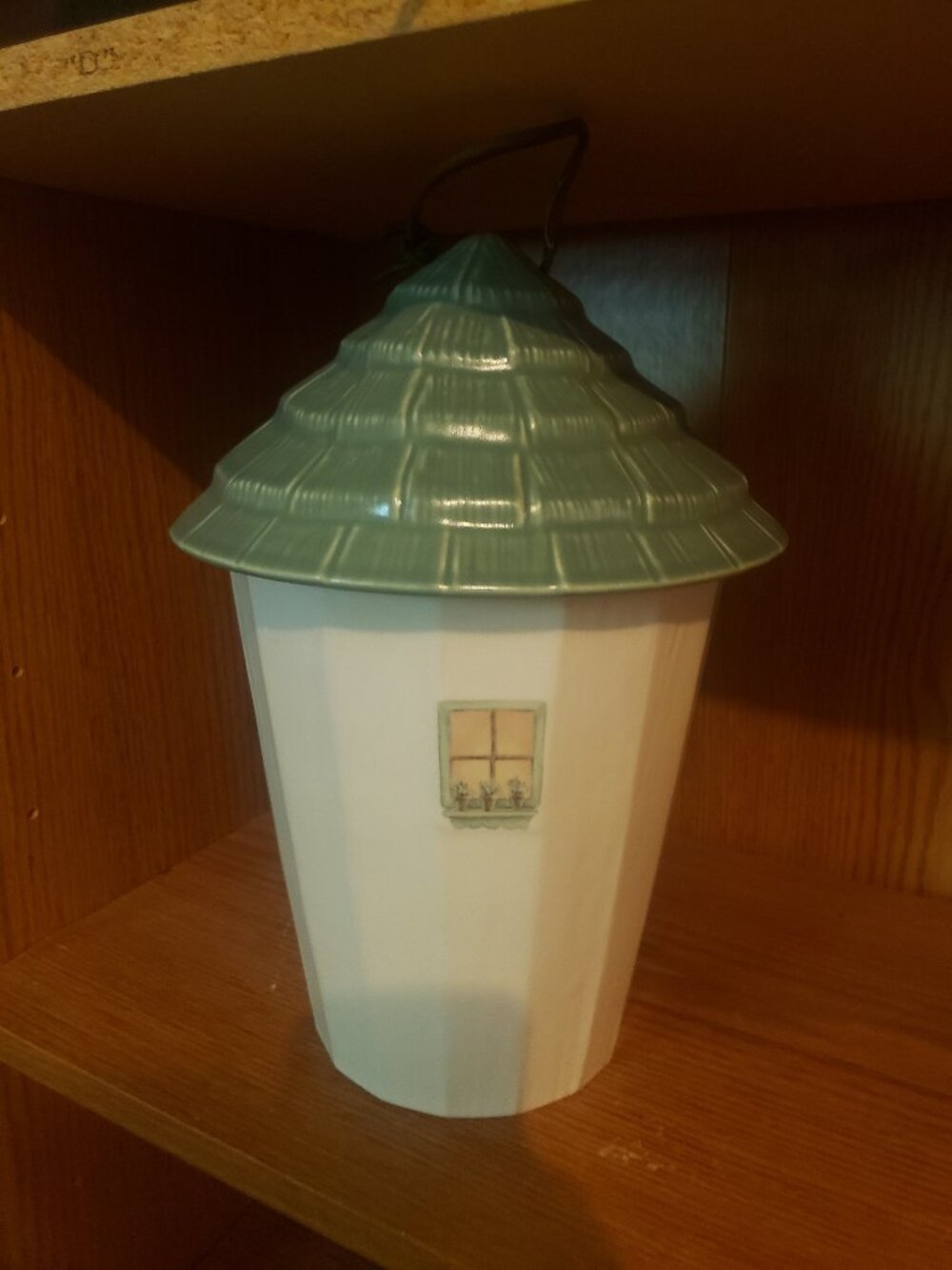 Pfaltzgraff Naturewood Birdhouse Cookie Jar